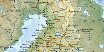 Зураг нарийвчилсан газрын зураг Финлянд